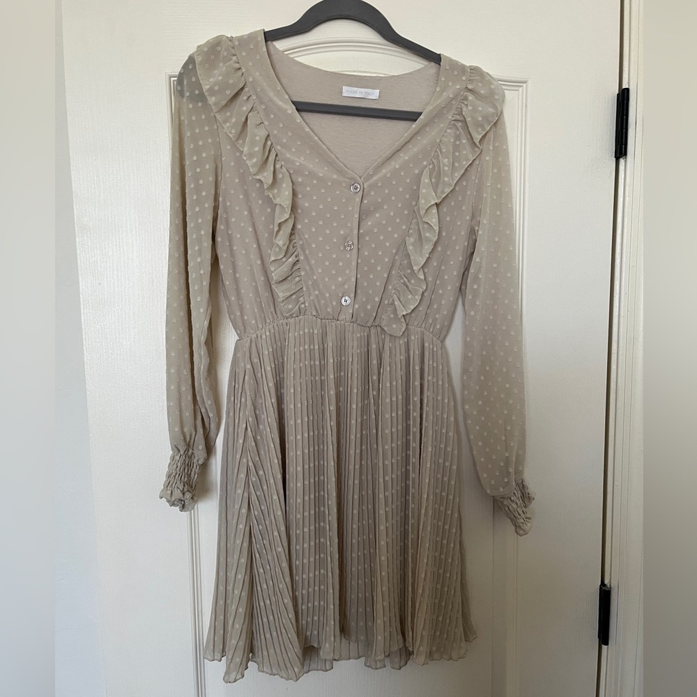 Creme colored dress from Italy